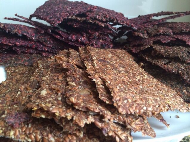 method for preparing flaxseed chips for the Dukan diet