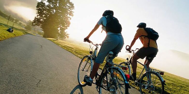 cycling is one of the exercises to lose weight
